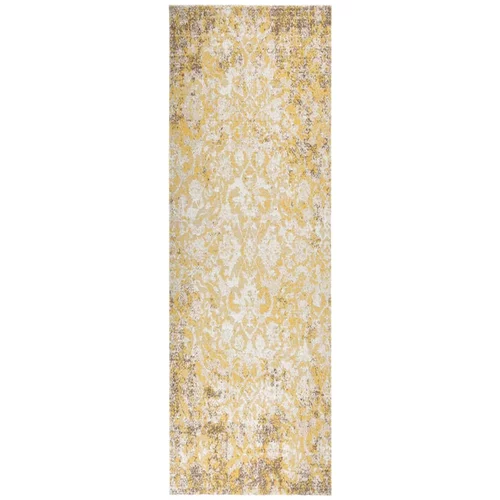 vidaXL Vanjski tepih ravno tkanje 80 x 250 cm žuti