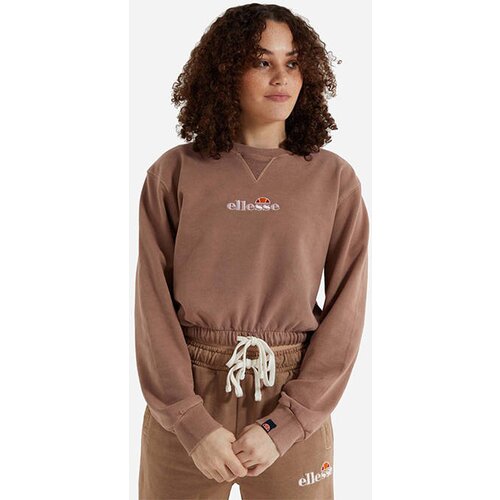 Ellesse Popsy Cropped Sweatshirt SGM14011 BROWN Slike