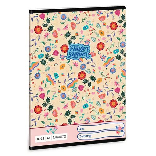 Ars Una Črtasti zvezek za 1. razred : Flower Power A/5 14-32 Cene