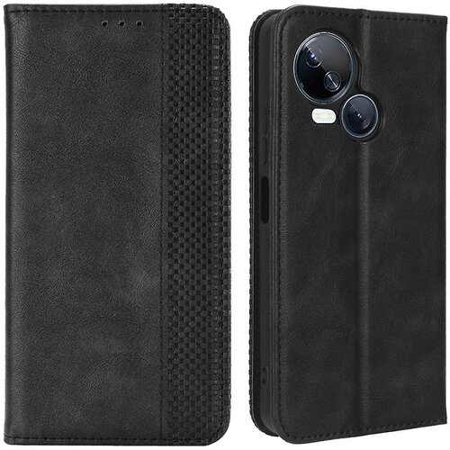 INORCO Za Tecno Spark 10 5G PU usnjena torbica za stojalo za telefon, denarnica, retro ovitek za telefon, (22032924) Slike