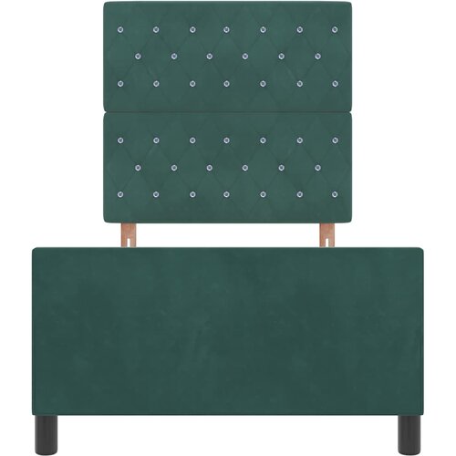  Krevet s opruga kutije Tamnozelena 90 x 200 cm Bar&amp;scaron;un Slike