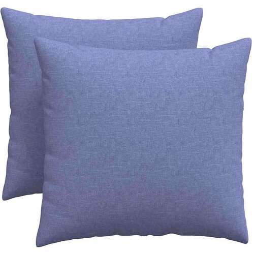 VidaXL jastučići za sofu 2 pcs plava 50 x 50 cm tkanina Slike