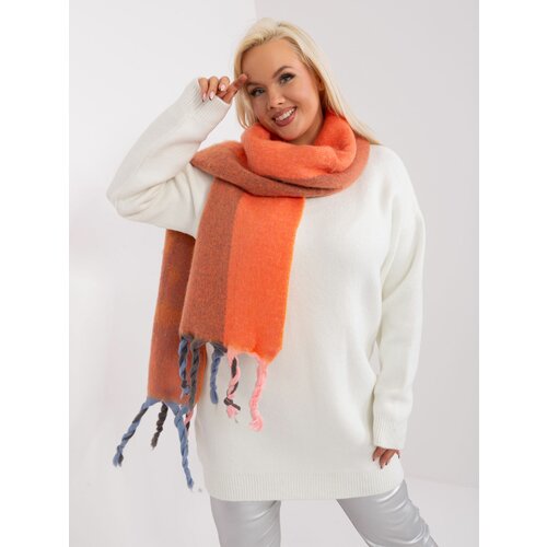 Fashion Hunters Orange warm women's scarf Cene
