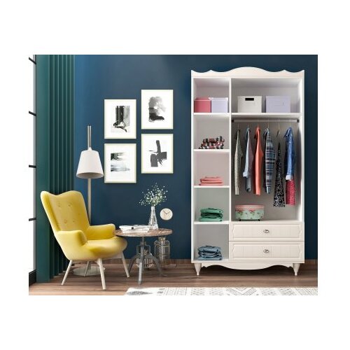 Hanah home Ormar Rb-047, 105x190x52 cm, Bijeli Slike