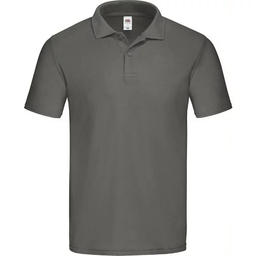 Fruit Of The Loom Graphite Men's Polo Shirt Original Polo Friut of the Loom