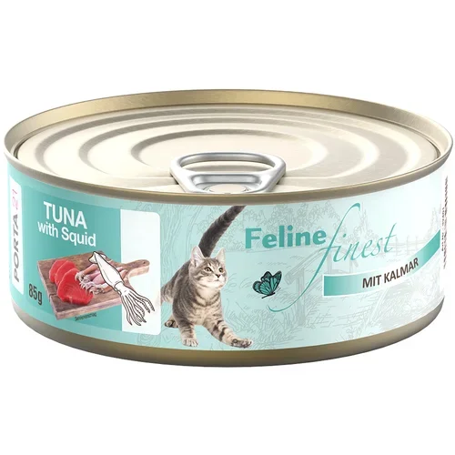 Porta Feline Finest mokra mačja hrana 85 g - Tunina z lignji