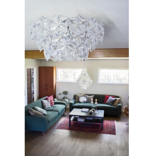  byrydens 4200950-6510 - plafonsko svetlo monarque 3xE27/5W/230V transparentno Slike