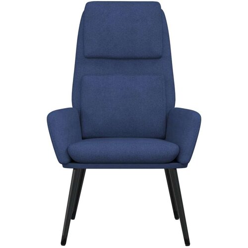 vidaXL Stol za sproščanje modro blago, (20957486) Cene