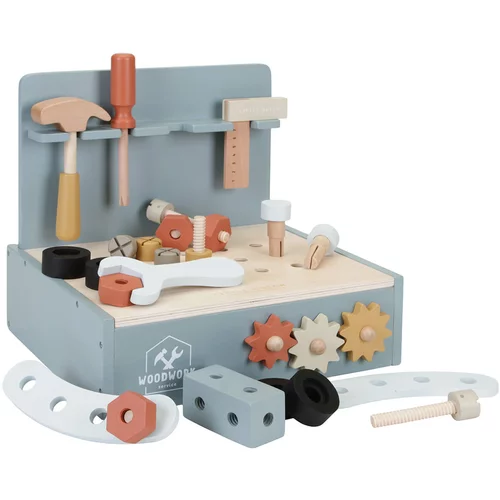 Little dutch mini otroška delovna miza z orodjem