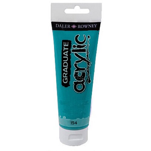 DALER ROWNEY akrilna boja   GRADUATE 120 ml | 154 Phthalo turquoise Cene