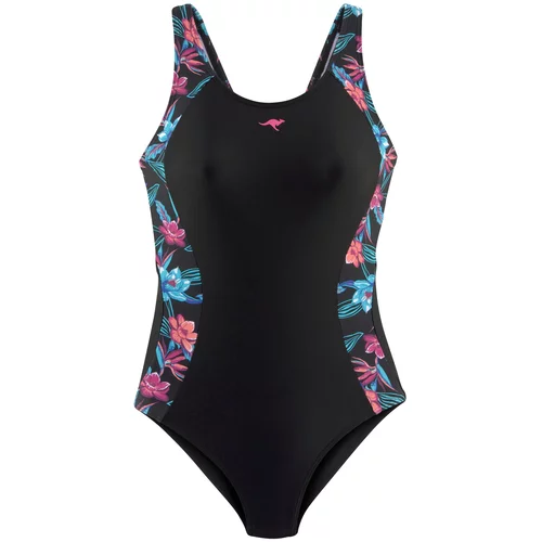 Kangaroos Sportski kupaći kostim svijetloplava / roza / crna