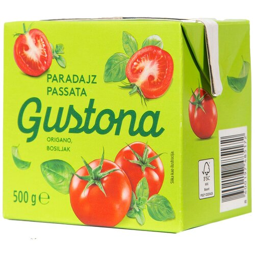 Gustona Passata bosiljak&origano 500g Cene