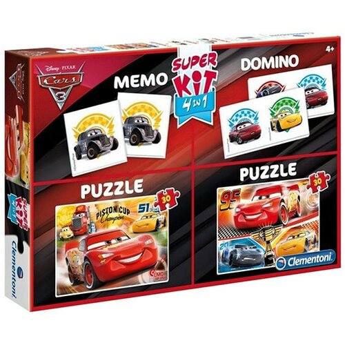 Clementoni puzzle Cars 4u1 Slike