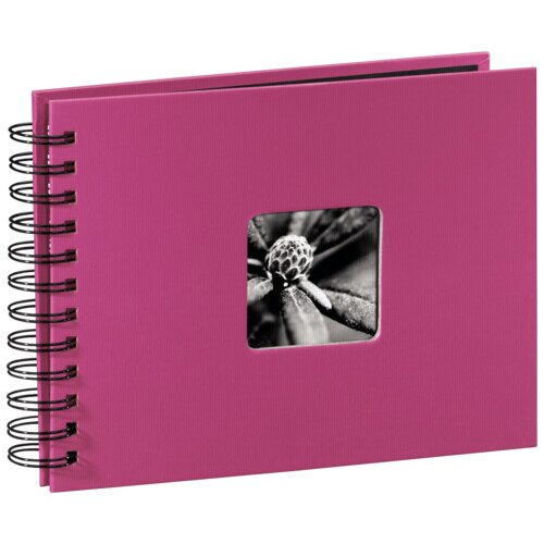 Hama fine art spiral pink 24x17 50 black pages 113674 Slike