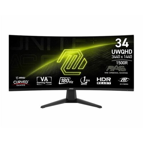 MSI Monitor 34 MAG 346CQ UWQHD VA 180HZ, zakrivljeni Cijene