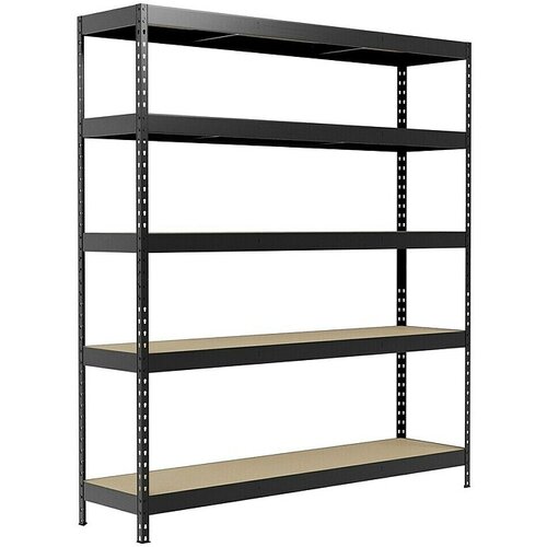 REGALUX Regal za te&amp;scaron;ki teret (V x &amp;Scaron; x DB: 180 x 160 x 40 cm, Nosivost po polici: 265 kg, Broj polica: 5 Kom., Uticanje, Antracit) Slike