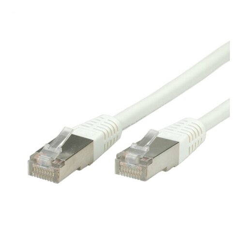 Secomp Value S/FTP (PiMF) PatchCord Cat6/Cl.E white 5.0m ( 4319 ) Slike