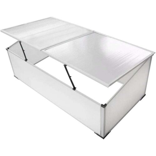 VidaXL plastenik s Dva Poklopca 110x55x41 cm Slike