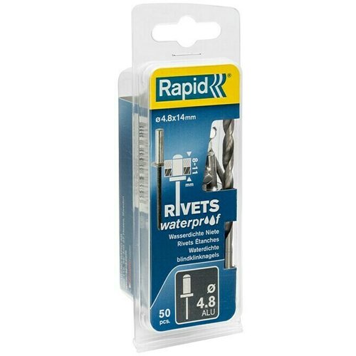 Rapid Slijepa zakovica (Duljina zakovice: 14 mm, Promjer zakovice: 4,8 mm, 50 Kom.) Slike