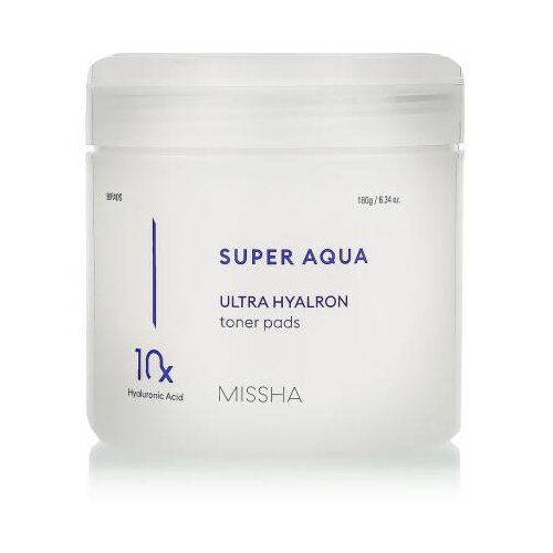 MISSHA Super Aqua Ultra Hyalron Toner Pads maramice za sve vrste kože 90 kom Cijene