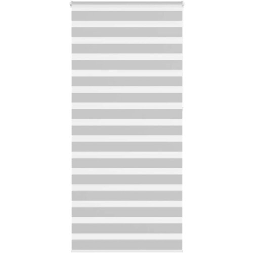 vidaXL Zebra senčilo svetlo sivo 115x230 cm širina blaga 110,9 cm poliester, (5000297401) Cene