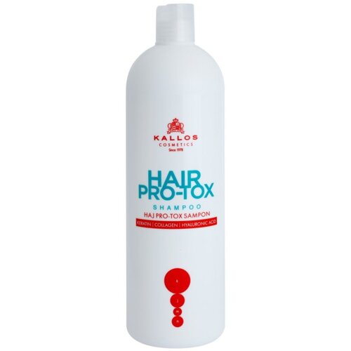 Kallos Cosmetics Hair Pro-Tox šampon za suhe in poškodovane lase 1000 ml za ženske Cene