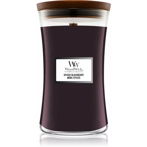 WoodWick spiced blackberry dišeča svečka 609,5 g unisex