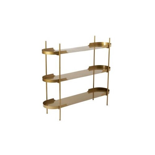 Hanah home Shb-016-A Gold Multi Purpose Shelf Cene