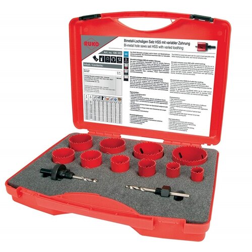 Krunske testere-set hss bimetal 12 delova Slike