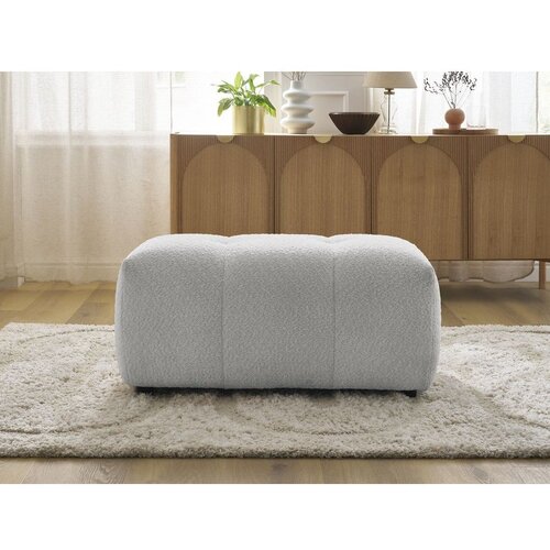 Bobochic Paris Svijetlo sivi tabure od boucl&amp;eacute; tkanine Roxelane &amp;ndash; Slike