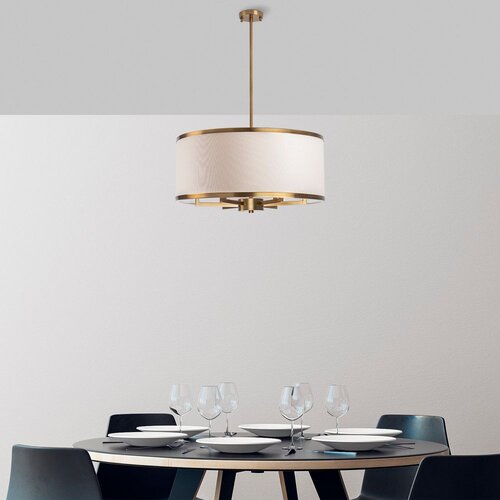 Opviq Way 11655 Viseća svjetiljka, E27, 6x40W, IP20, zlatna Cijene