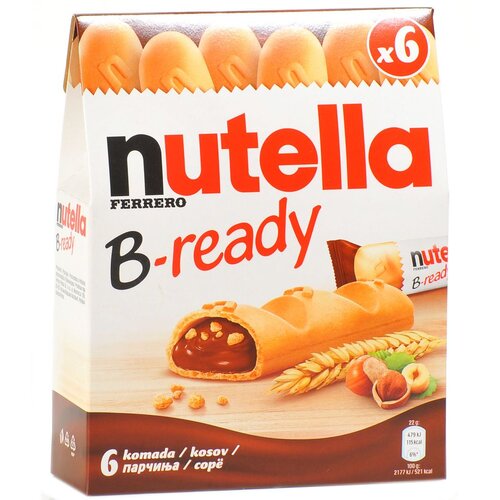 Nutella Biskvit B-ready T6 132g Cene