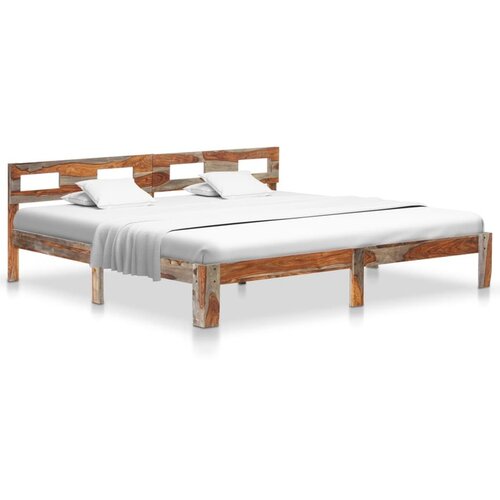  Posteljni okvir iz trdnega palisandra 200x200 cm Cene