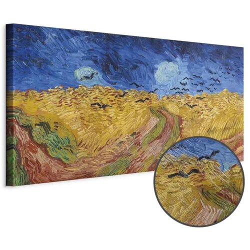  Slika - Vincent van Gogh &ndash; Wheatfield With Crows 60x30 Premium Print Cijene