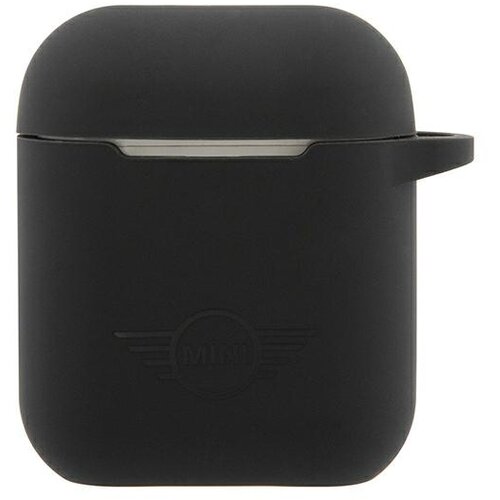 Mini Morris OVITEK ZA AIRPODS 1 2 SILIKON TRDA ČRNA, (21977053) Slike