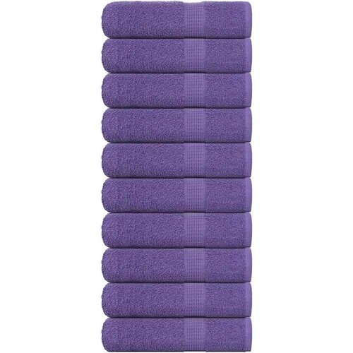 Furnova Brisače za tuširanje 10 kos vijolična 70x140 cm 360 g/m² bombaž, (21916587) Cene