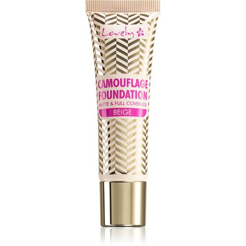 Lovely Camouflage visoko prekrivni tekoči puder Beige Cene