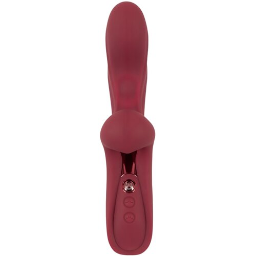 Javida 2 Function Rabbit Vibrator Vibration &amp;amp; Thumping Red Slike