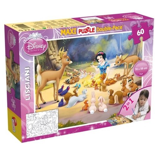 Lisciani slagalica Snežana i 7 patuljaka 2u1 složi i oboji 60pcs maxi 46577 Cene