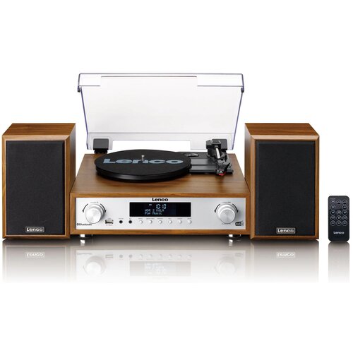 Lenco MC-160WD stereo sistem z gramofonom in zvočnikoma Cene