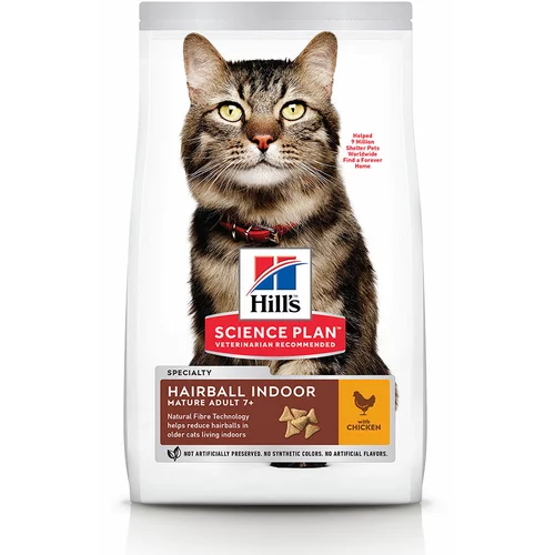 Hill’s Science Plan Mature Adult Hairball & Indoor piletina - 1,5 kg