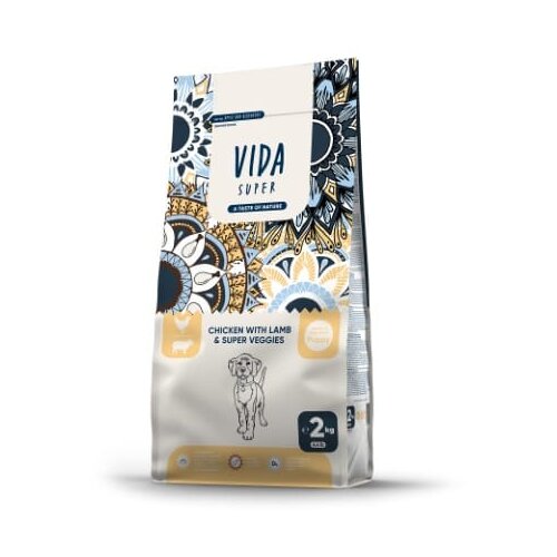 Craftia vida super chicken with lamb &amp;amp; super veggies puppy medium &amp;amp; large breed - 2 kg Slike