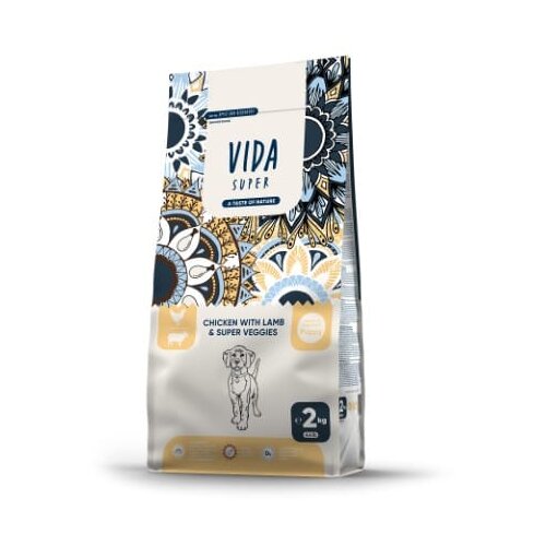 Craftia VIDA SUPER Suha hrana za štence srednjih i velikih rasa, gravidne kuje ili kuje u laktaciji od piletine sa jagnjetinom i super veggies, 2 kg Cene