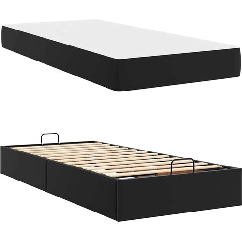 Okvir kreveta s madracem Ostalo Crna 80 x 200 cm Slike