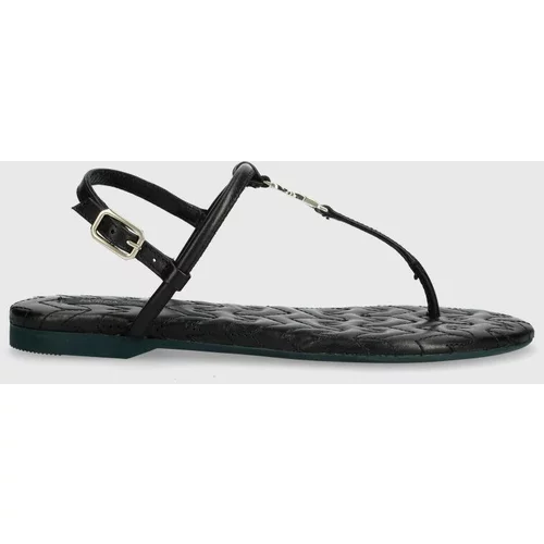 Patrizia Pepe Kožne sandale za žene, boja: crna, 8X0020 L048 K103