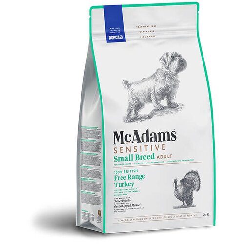 McAdams Small Breed Free Range Turkey - hrana za odrasle pse malih rasa sa ćuretinom (2kg, 5kg) 2kg Slike