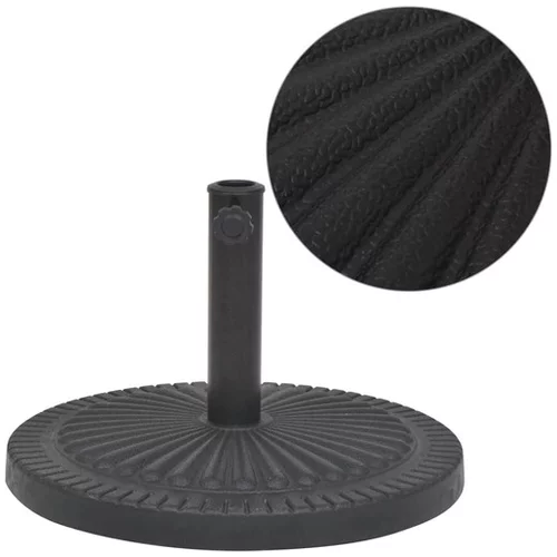  podstavek za senčnik okrogel črne barve 14 kg