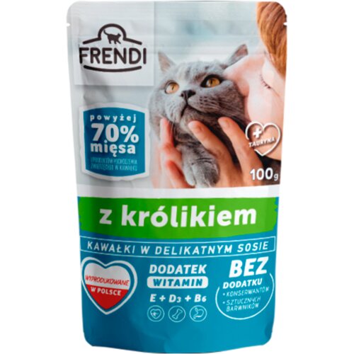 FRENDI kesica za mačke sa zečetinom 100g Slike