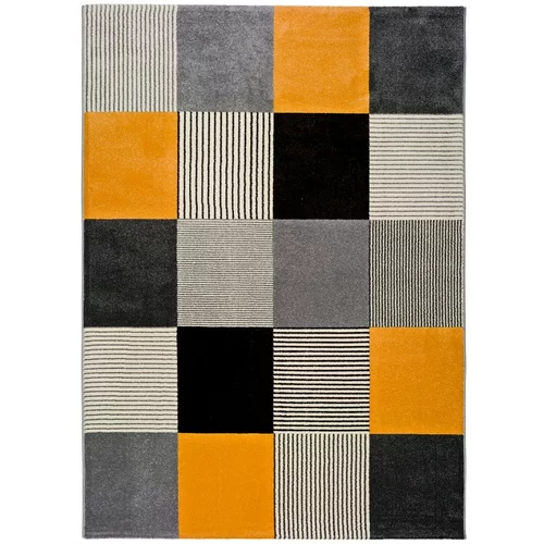 Universal narančasto-sivi tepih Gladys Lento, 140 x 200 cm