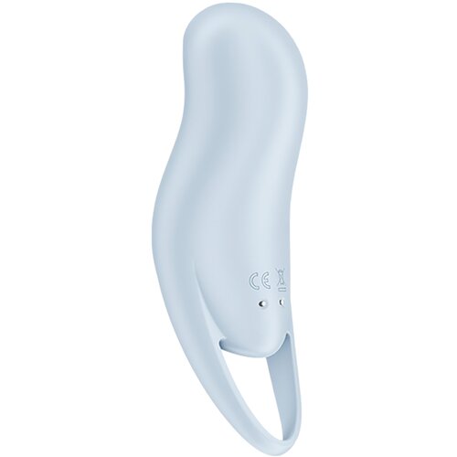 Satisfyer Pocket Pro 1 - stimulator klitorisa na baterije, zračni valovi (plavi) Slike